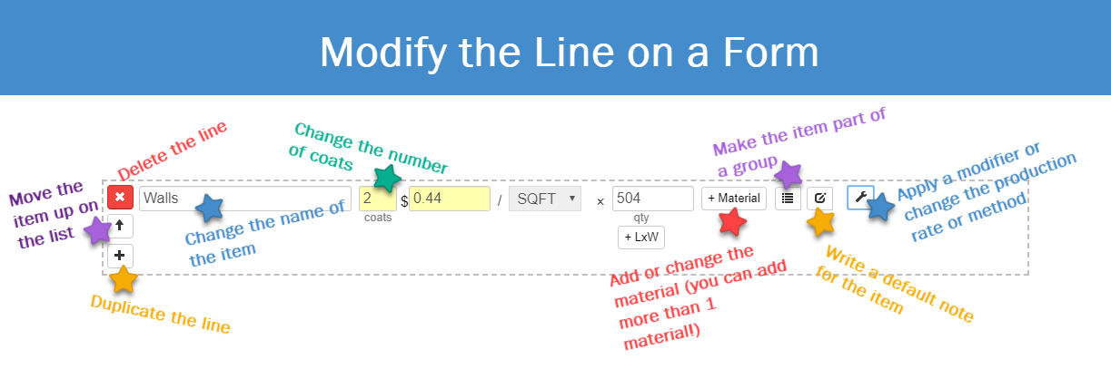 Modify the Line on a Form